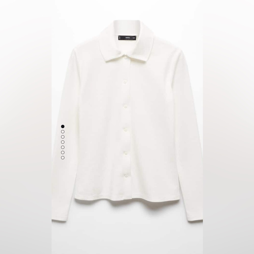 Mango Cotton Knit Shirt